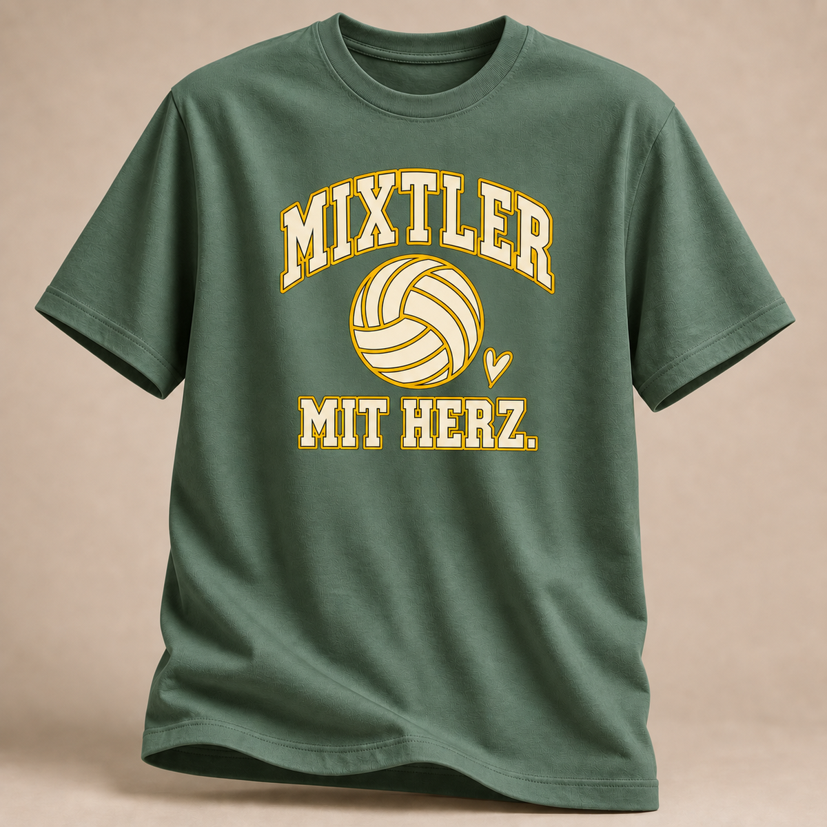 Mixtler mit Herz. Volleyball T-Shirt