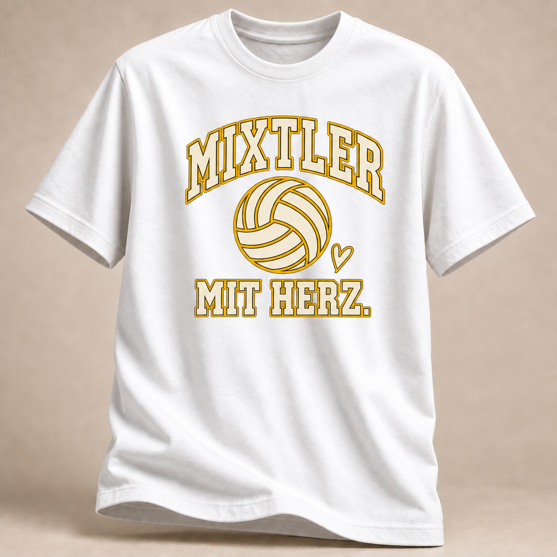 Mixtler mit Herz. Volleyball T-Shirt