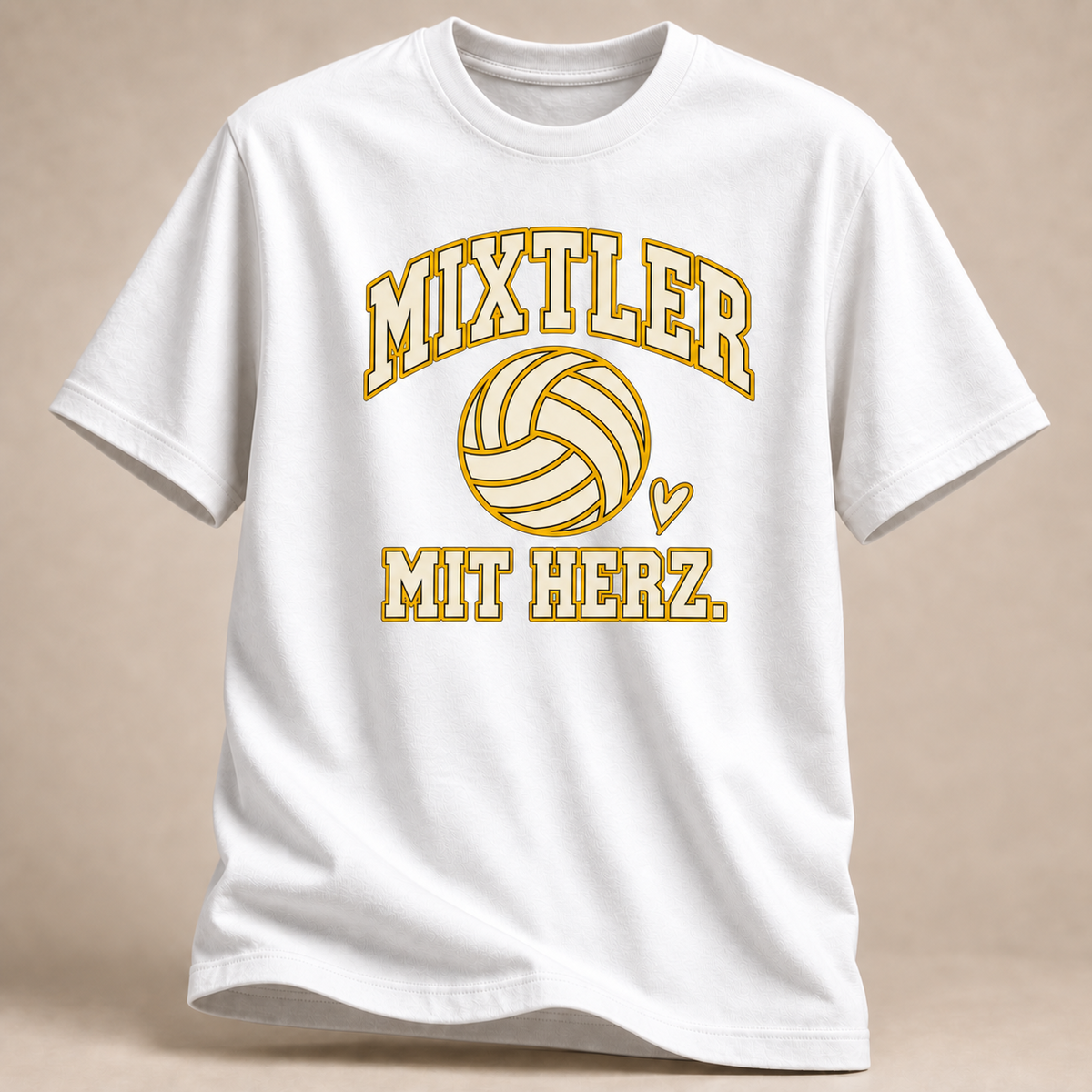Mixtler mit Herz. Volleyball T-Shirt