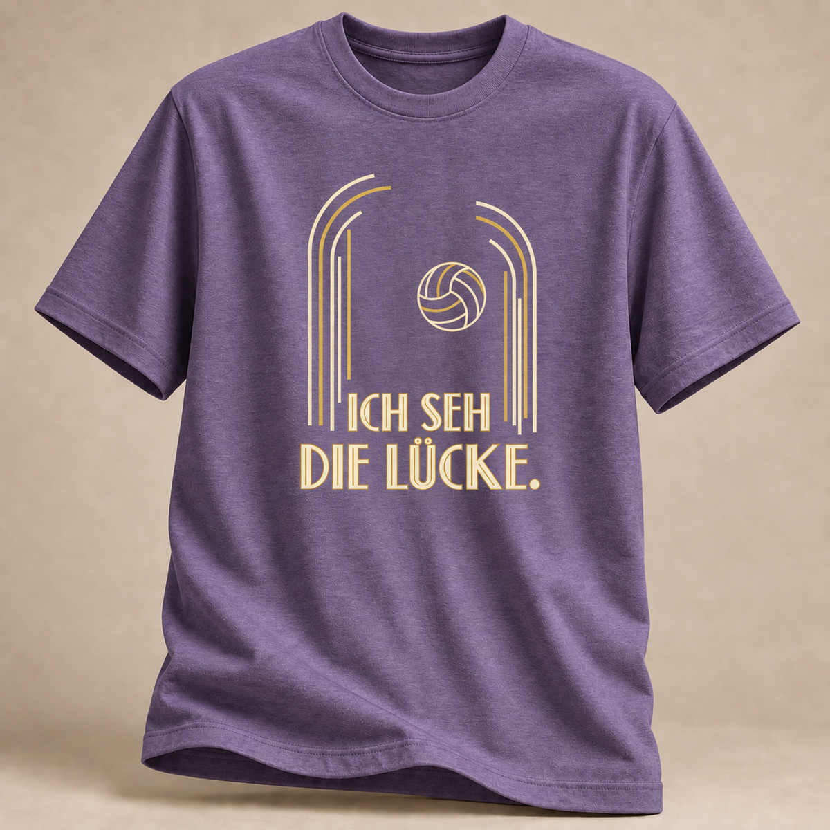 Ich seh die Lücke. Volleyball T-Shirt