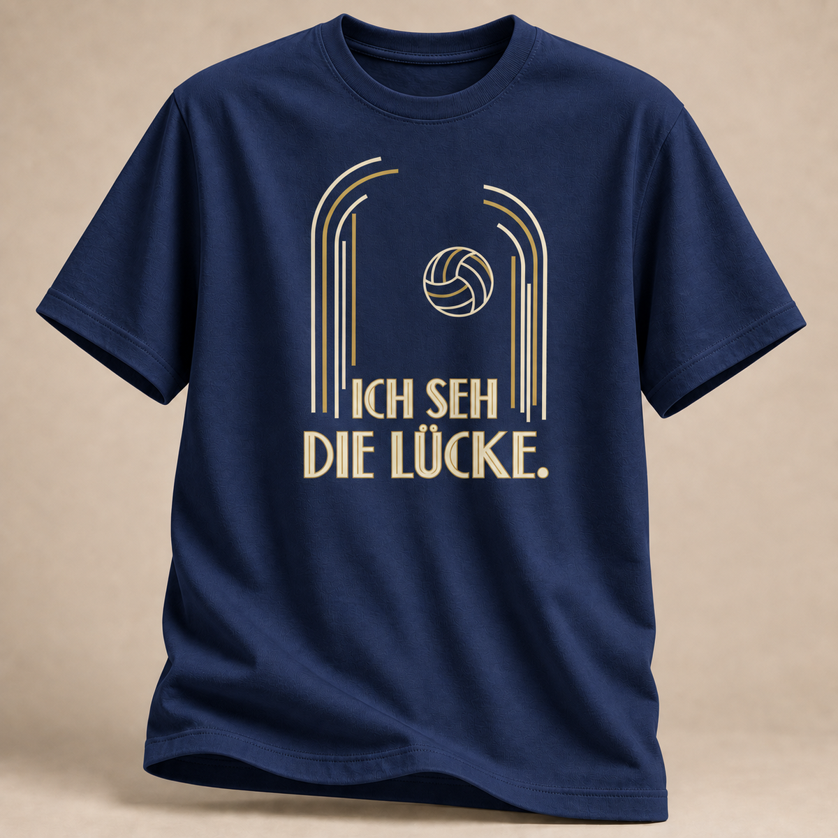 Ich seh die Lücke. Volleyball T-Shirt