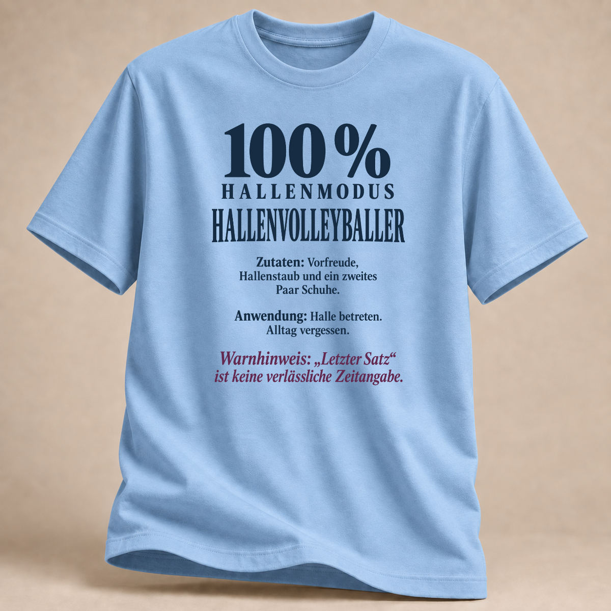 RÜCKRAUM – Hallenmodus – Vintage T-Shirt – Light Blue