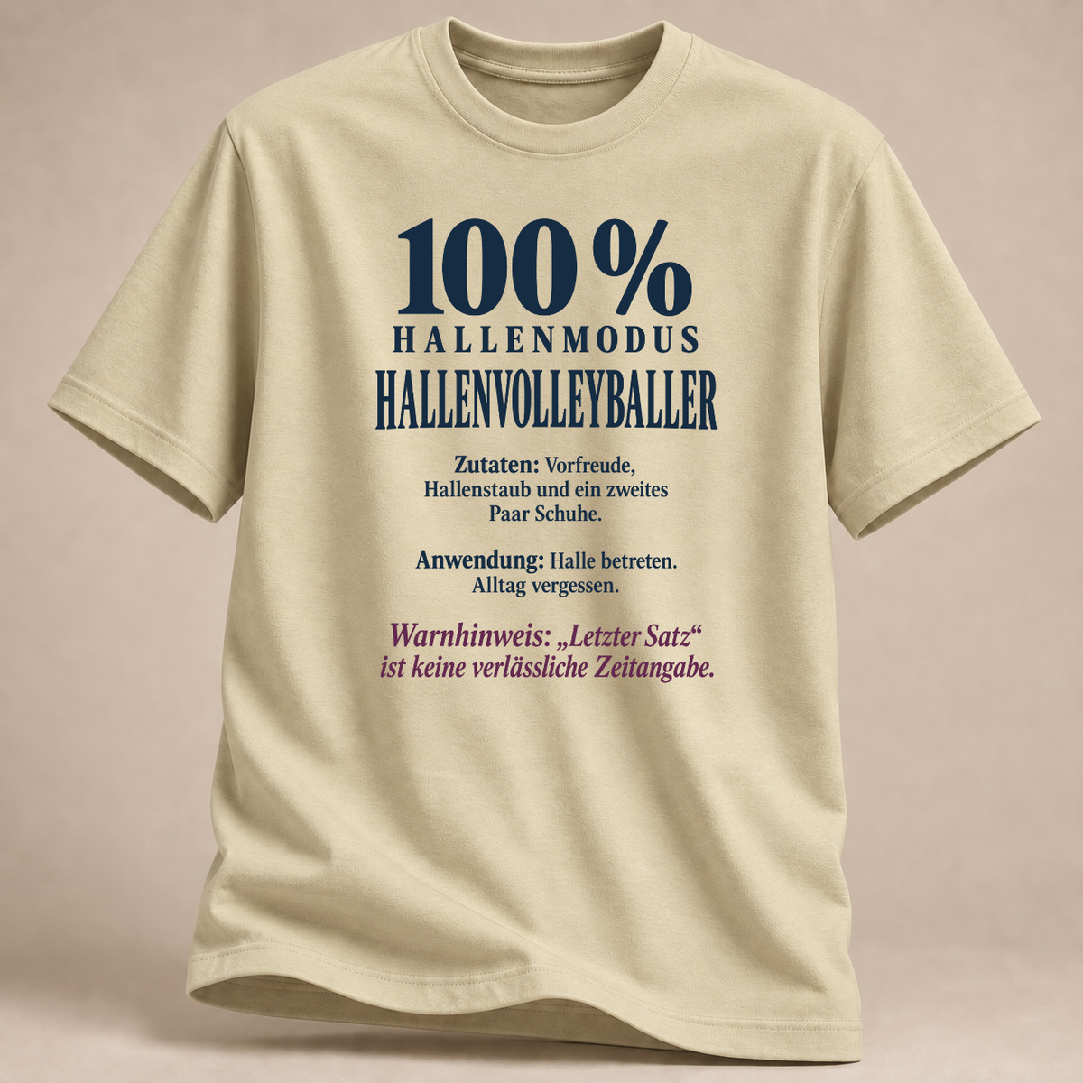 RÜCKRAUM – Hallenmodus – Vintage T-Shirt – Natural