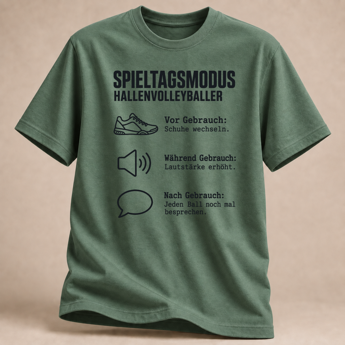 RÜCKRAUM – Spieltagsmodus – Symbole T-Shirt – Military Green