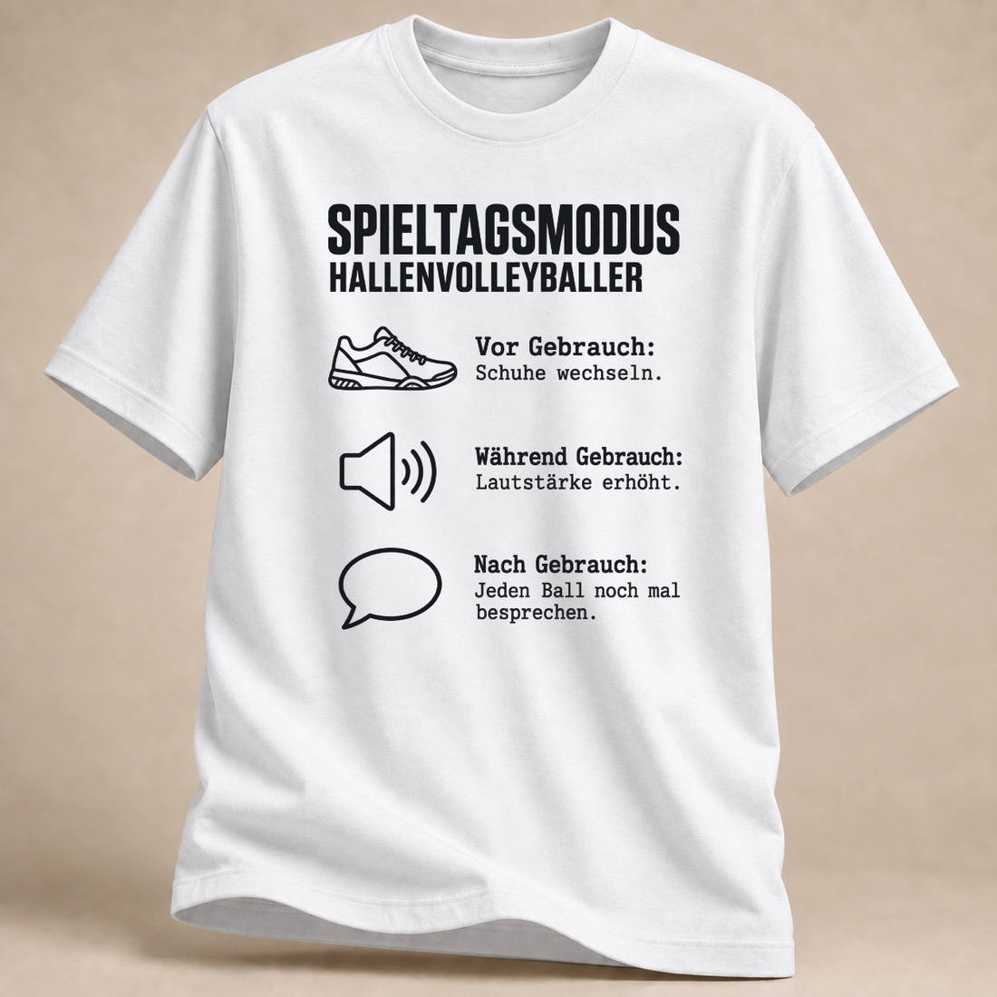 RÜCKRAUM – Spieltagsmodus – Symbole T-Shirt – White