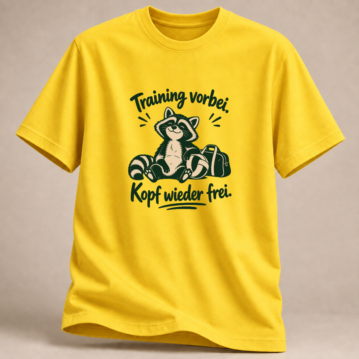RÜCKRAUM – Training vorbei, Kopf wieder frei – Volleyball T-Shirt – Daisy