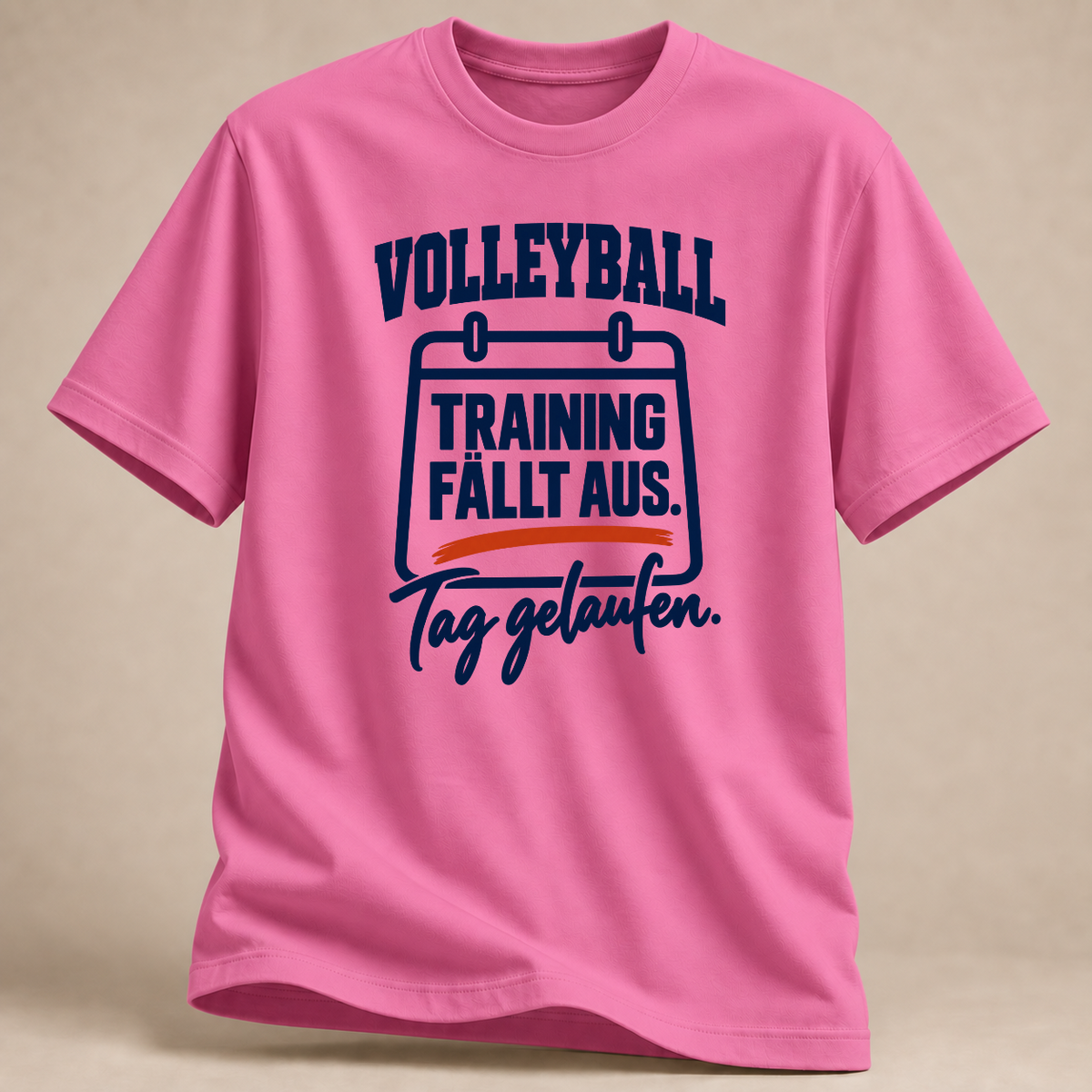 RÜCKRAUM – Volleyball-Training fällt aus – T-Shirt – Azalee