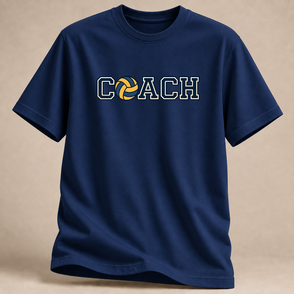 RÜCKRAUM – Coach – Volleyball T-Shirt – Marineblau