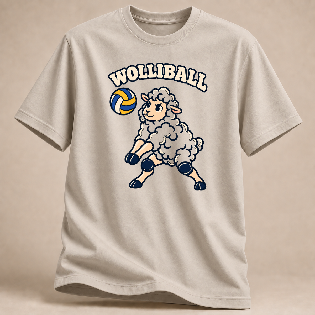 RÜCKRAUM – Wolliball – Volleyball T-Shirt – Sand