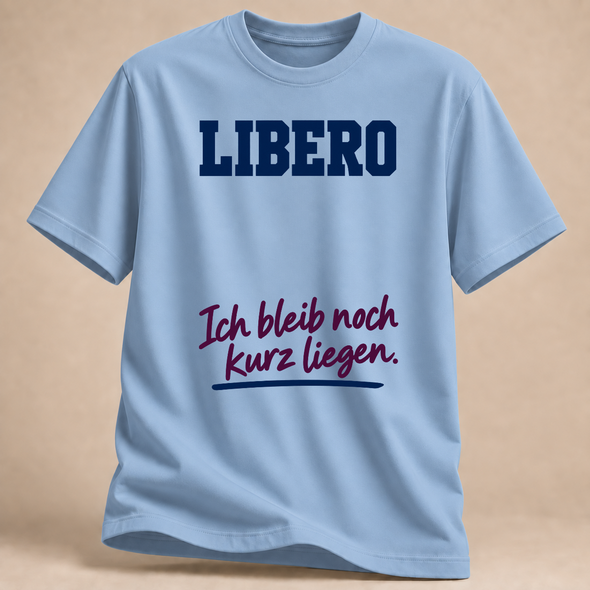 RÜCKRAUM – Libero – Volleyball T-Shirt – Hellblau