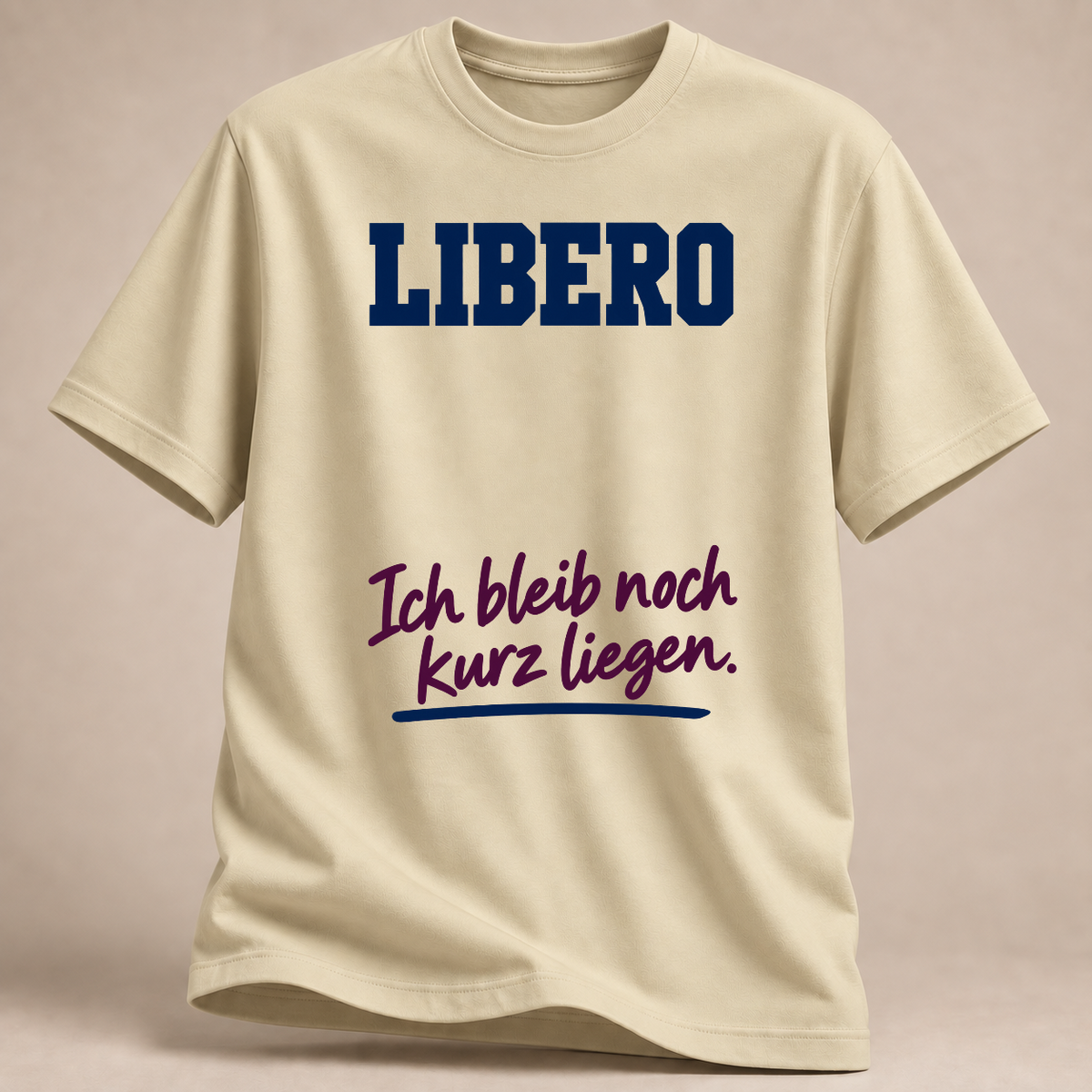 RÜCKRAUM – Libero – Volleyball T-Shirt – Naturweiß