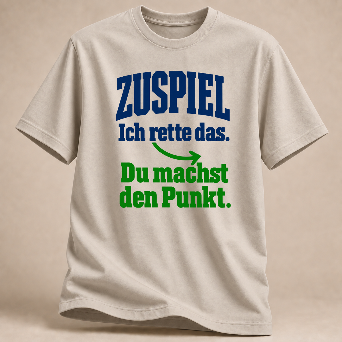 RÜCKRAUM – Zuspiel – Volleyball T-Shirt – Sand