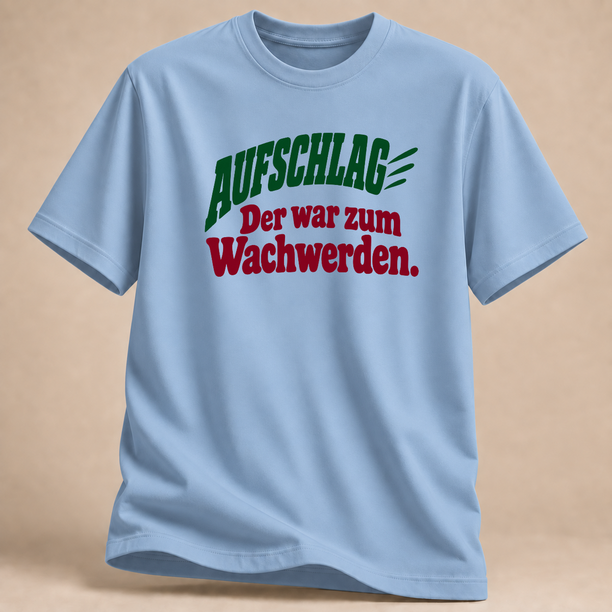 RÜCKRAUM – Aufschlag – Volleyball T-Shirt – Hellblau