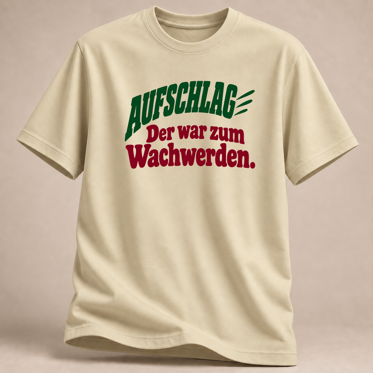 RÜCKRAUM – Aufschlag – Volleyball T-Shirt – Naturweiß