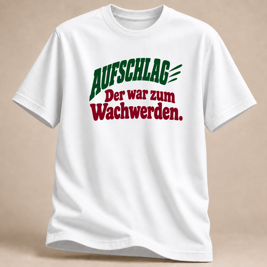 RÜCKRAUM – Aufschlag – Volleyball T-Shirt – Weiß