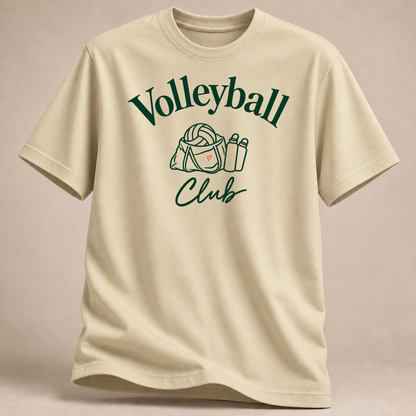 RÜCKRAUM – Clubtasche Volleyball T-Shirt – Natur