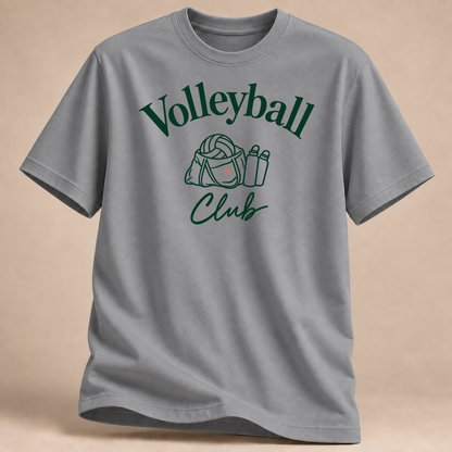 RÜCKRAUM – Clubtasche Volleyball T-Shirt – Sportgrau meliert