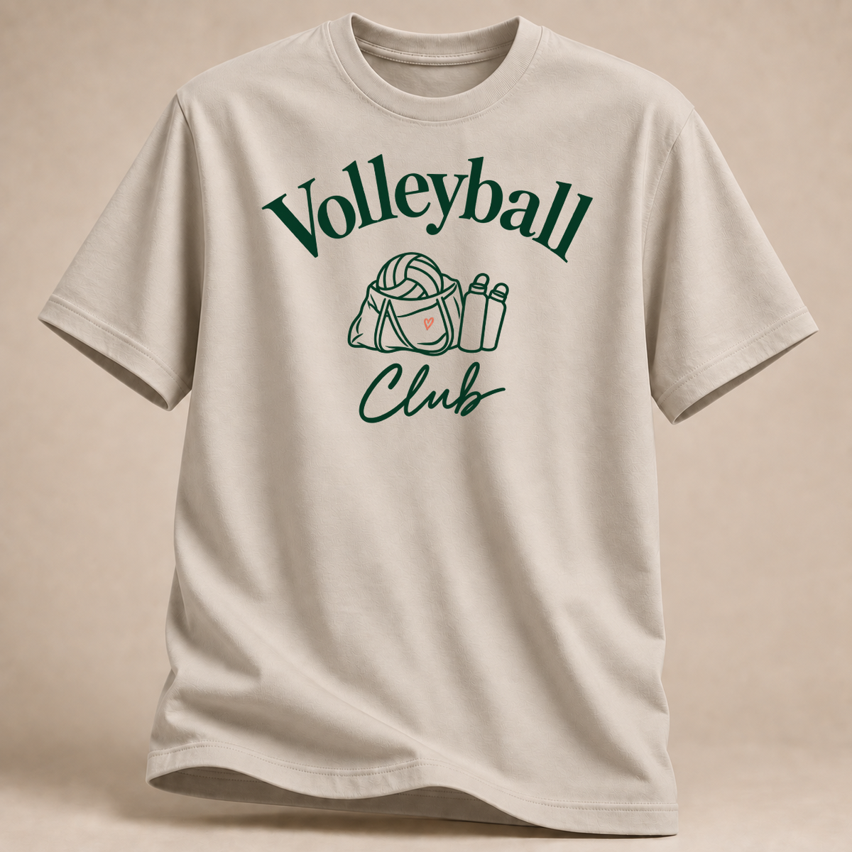 RÜCKRAUM – Clubtasche Volleyball T-Shirt – Sand