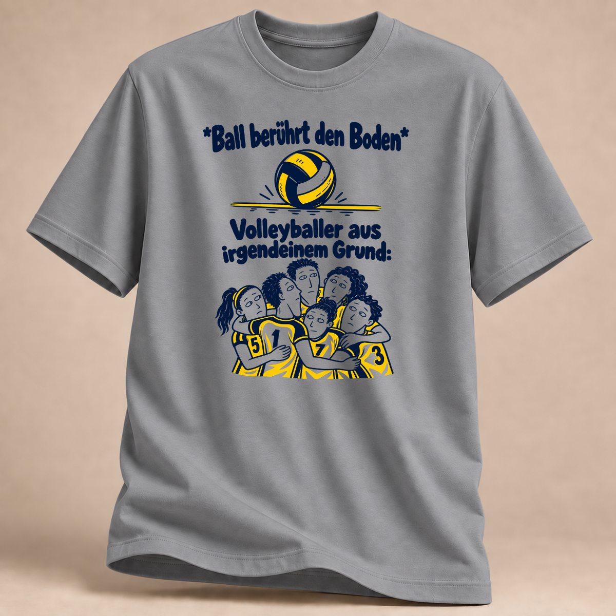RÜCKRAUM – Ball berührt den Boden T-Shirt – Rs Sport Grey