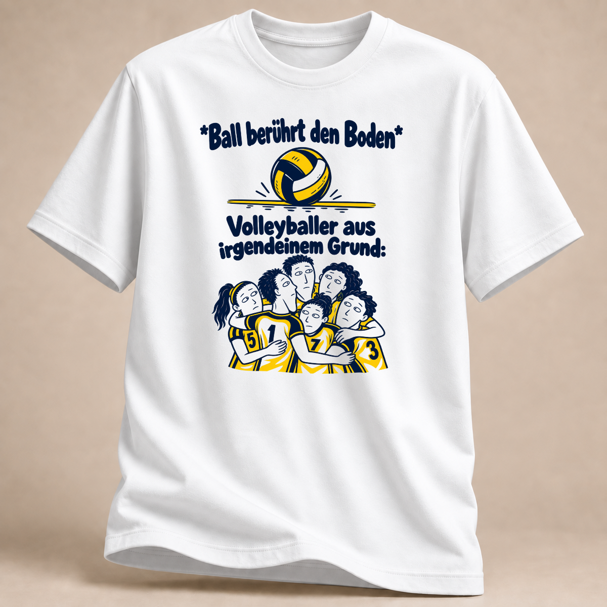 RÜCKRAUM – Ball berührt den Boden T-Shirt – White
