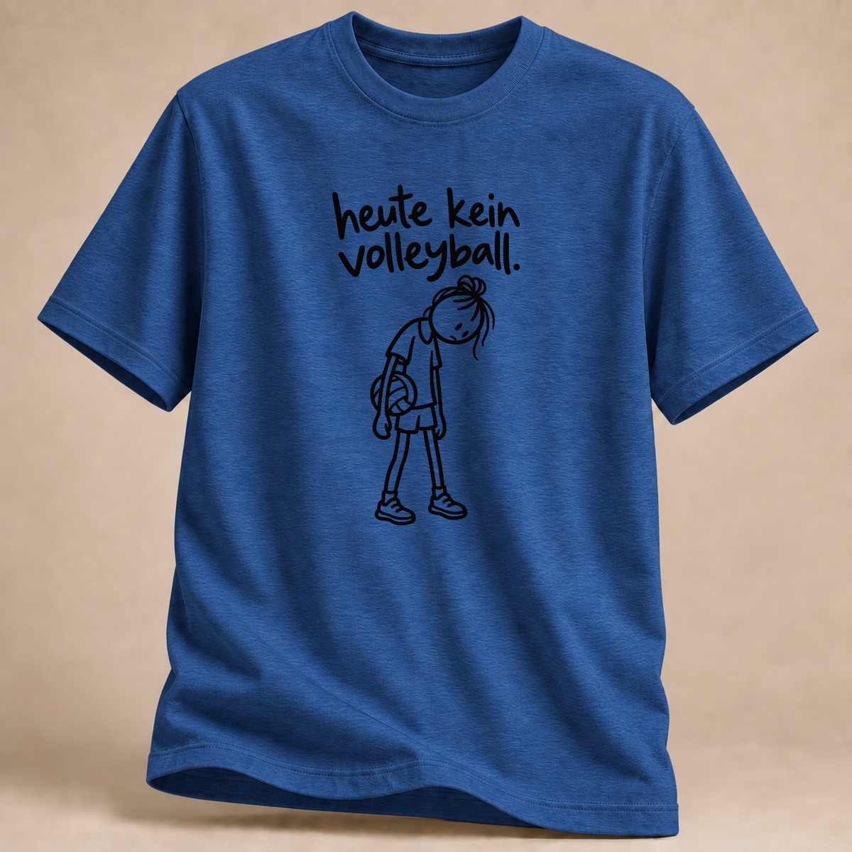 RÜCKRAUM – Heute kein Volleyball T-Shirt – Heather Royal