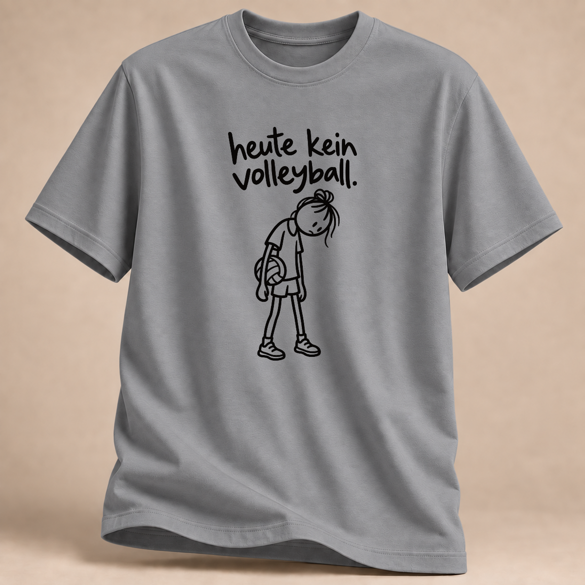 RÜCKRAUM – Heute kein Volleyball T-Shirt – Rs Sport Grey