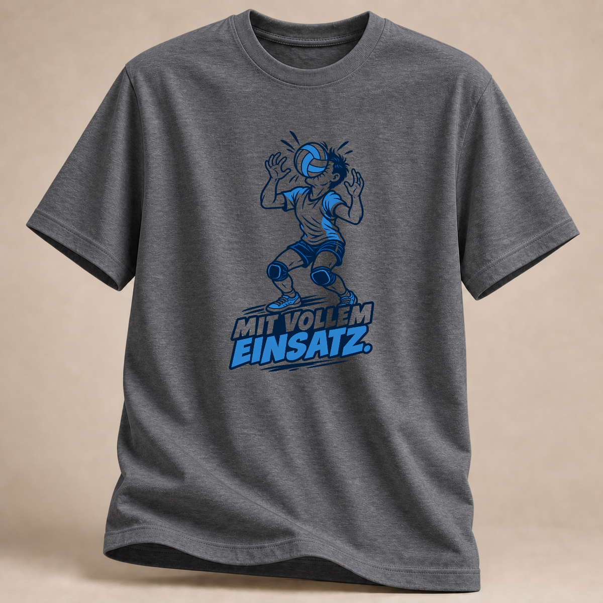 RÜCKRAUM – Mit vollem Einsatz T-Shirt – Graphite Heather