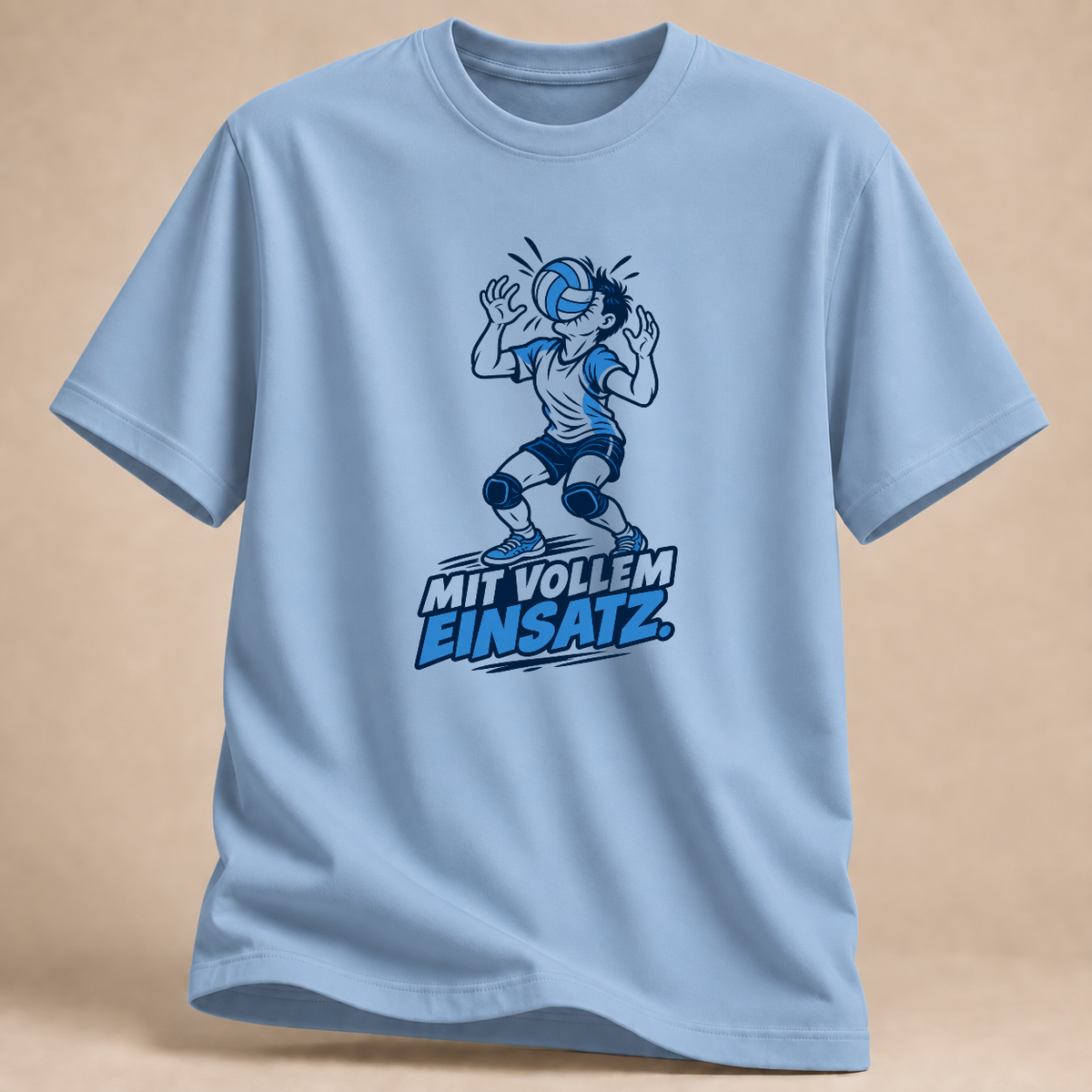RÜCKRAUM – Mit vollem Einsatz T-Shirt – Light Blue