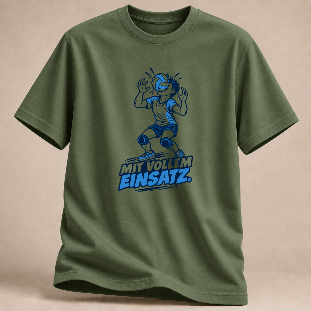 RÜCKRAUM – Mit vollem Einsatz T-Shirt – Military Green