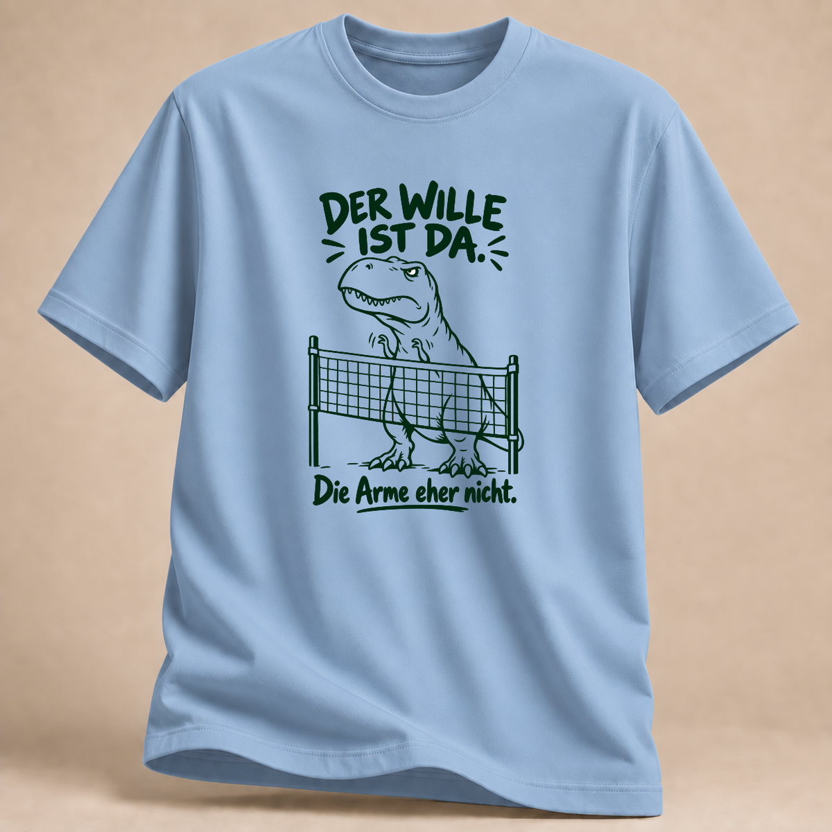 RÜCKRAUM – Der Wille ist da T-Shirt – Light Blue