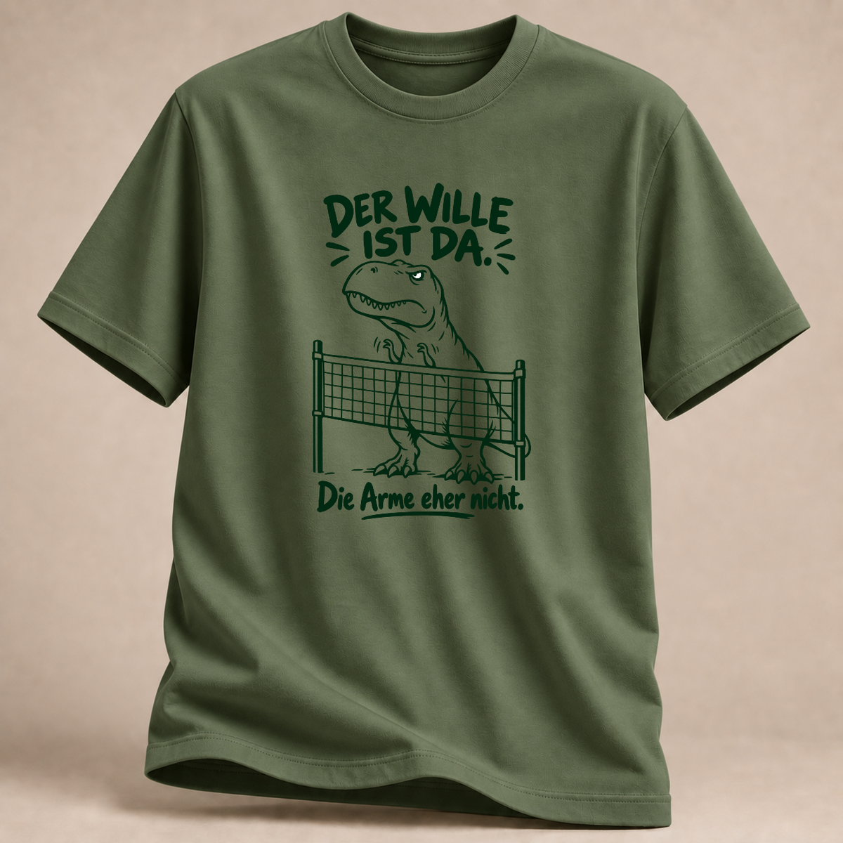 RÜCKRAUM – Der Wille ist da T-Shirt – Military Green