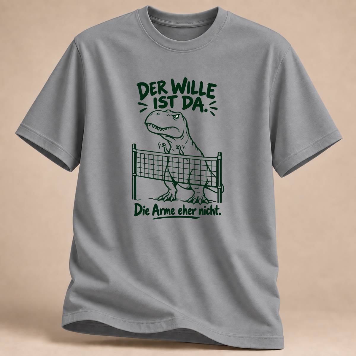 RÜCKRAUM – Der Wille ist da T-Shirt – Rs Sport Grey