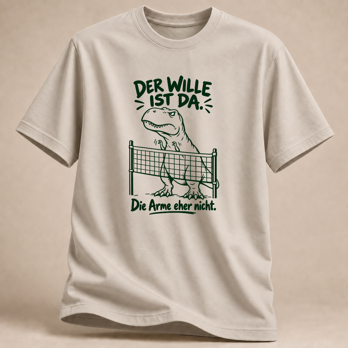 RÜCKRAUM – Der Wille ist da T-Shirt – Sand