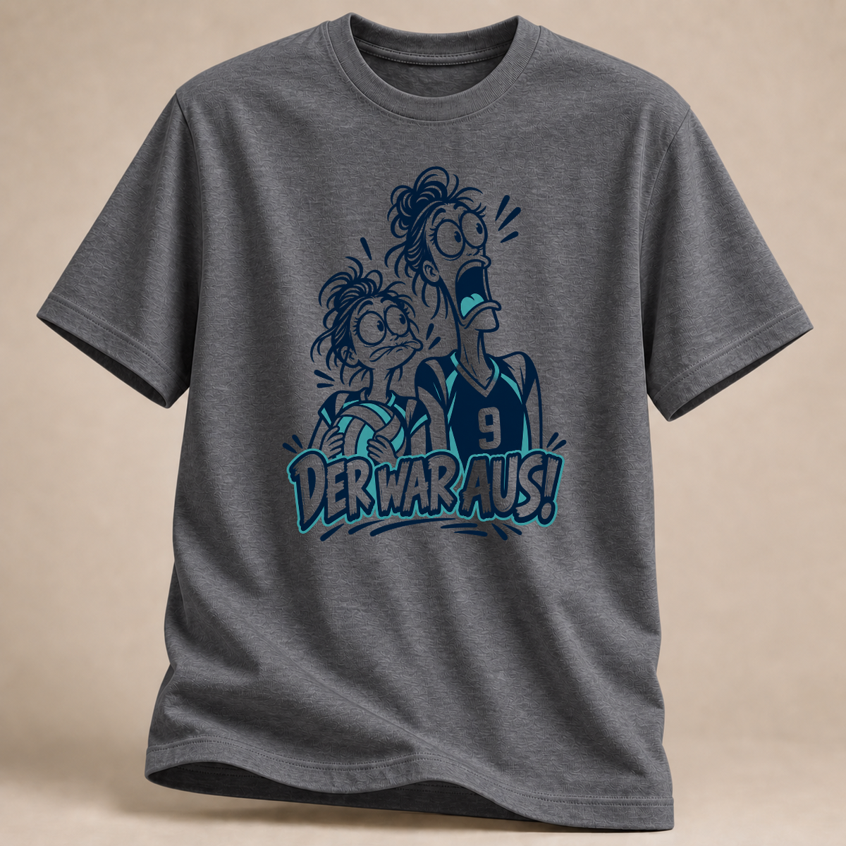 RÜCKRAUM – Der war aus T-Shirt – Graphite Heather