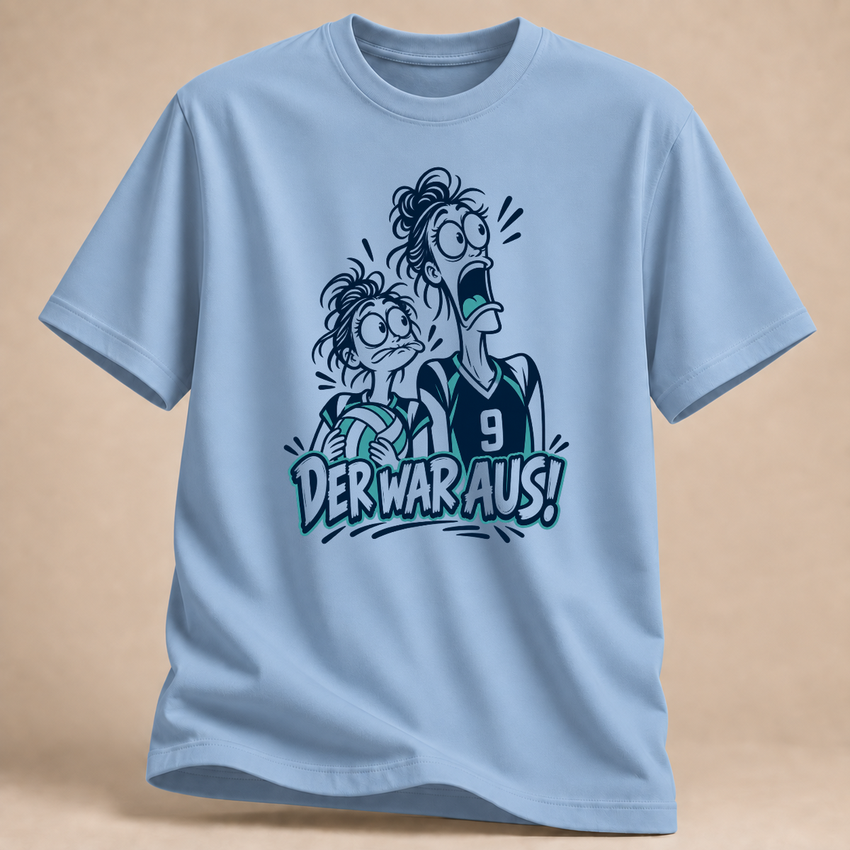 RÜCKRAUM – Der war aus T-Shirt – Light Blue