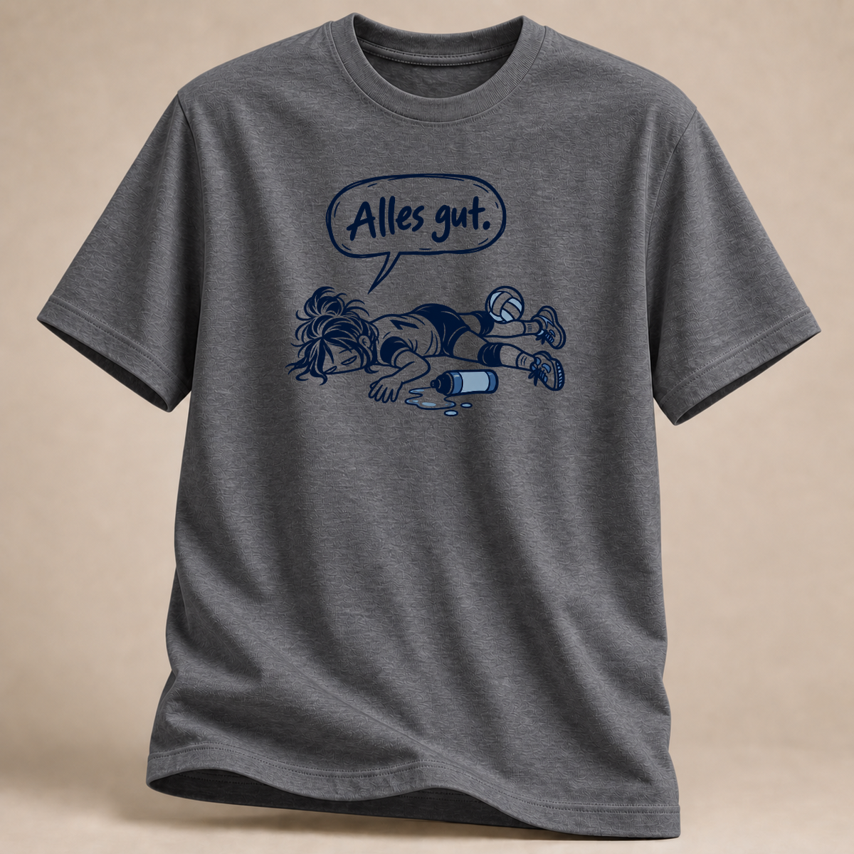 RÜCKRAUM – Alles gut T-Shirt – Graphite Heather
