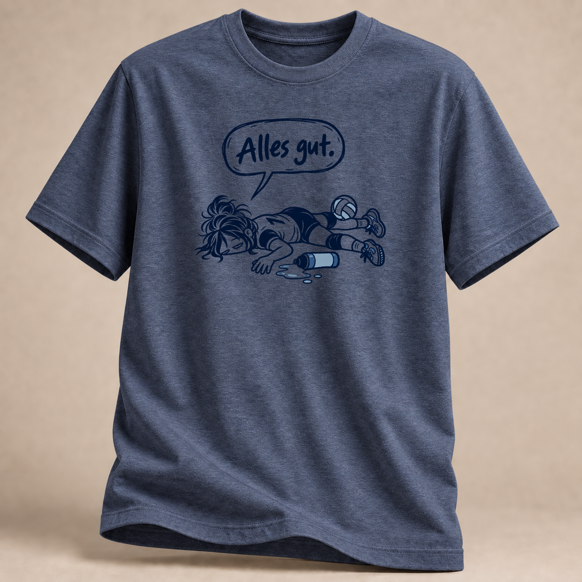 RÜCKRAUM – Alles gut T-Shirt – Heather Navy
