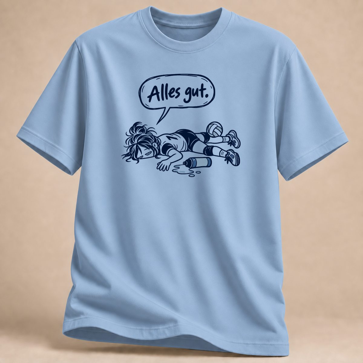 RÜCKRAUM – Alles gut T-Shirt – Light Blue
