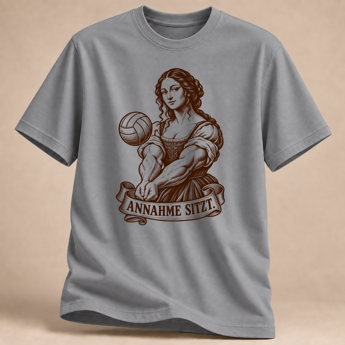 RÜCKRAUM – Annahme sitzt T-Shirt – RS Sport Grey