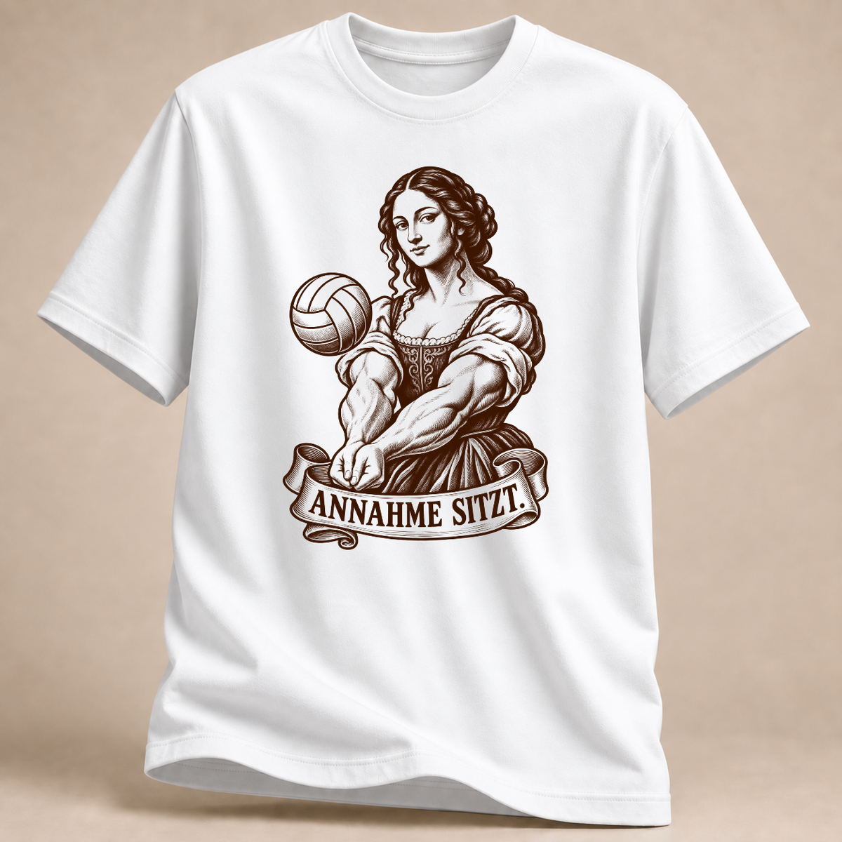 RÜCKRAUM – Annahme sitzt T-Shirt – White