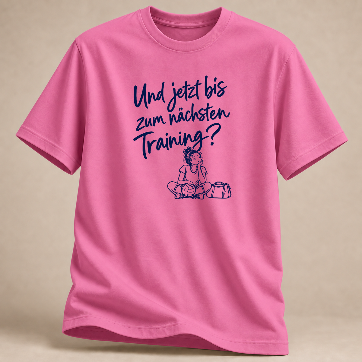 RÜCKRAUM – Nächstes Training T-Shirt – Azalea