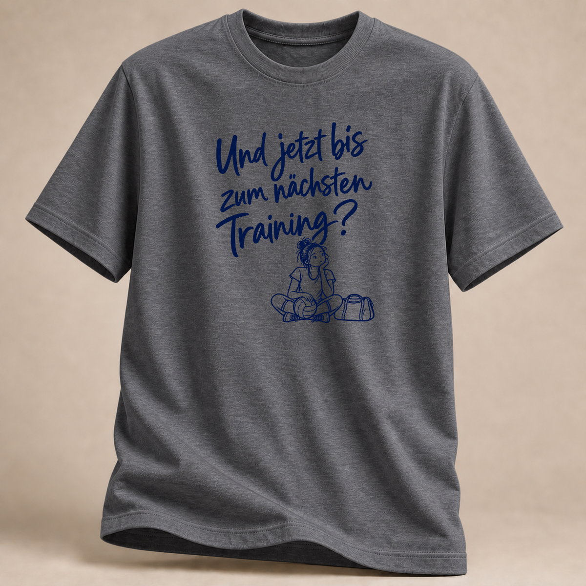 RÜCKRAUM – Nächstes Training T-Shirt – Graphite Heather