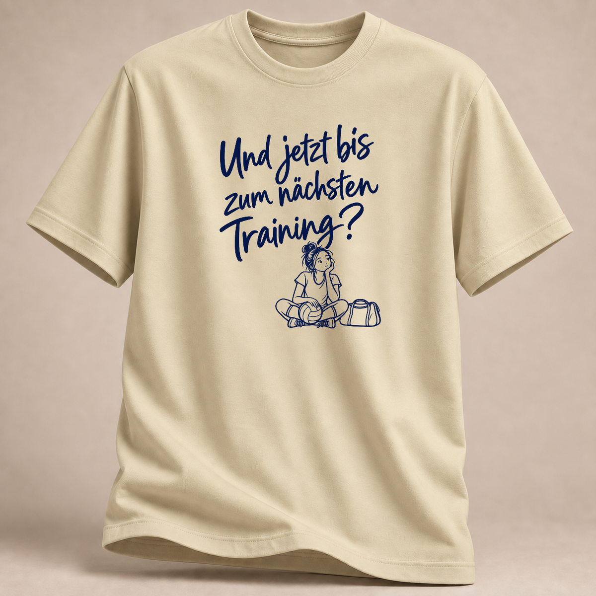 RÜCKRAUM – Nächstes Training T-Shirt – Natural