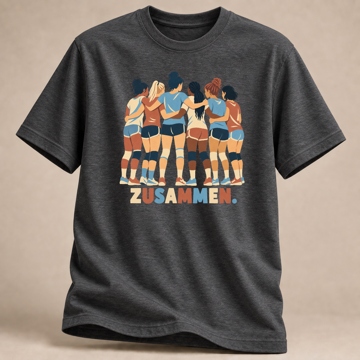 RÜCKRAUM – Zusammen T-Shirt – Dark Heather