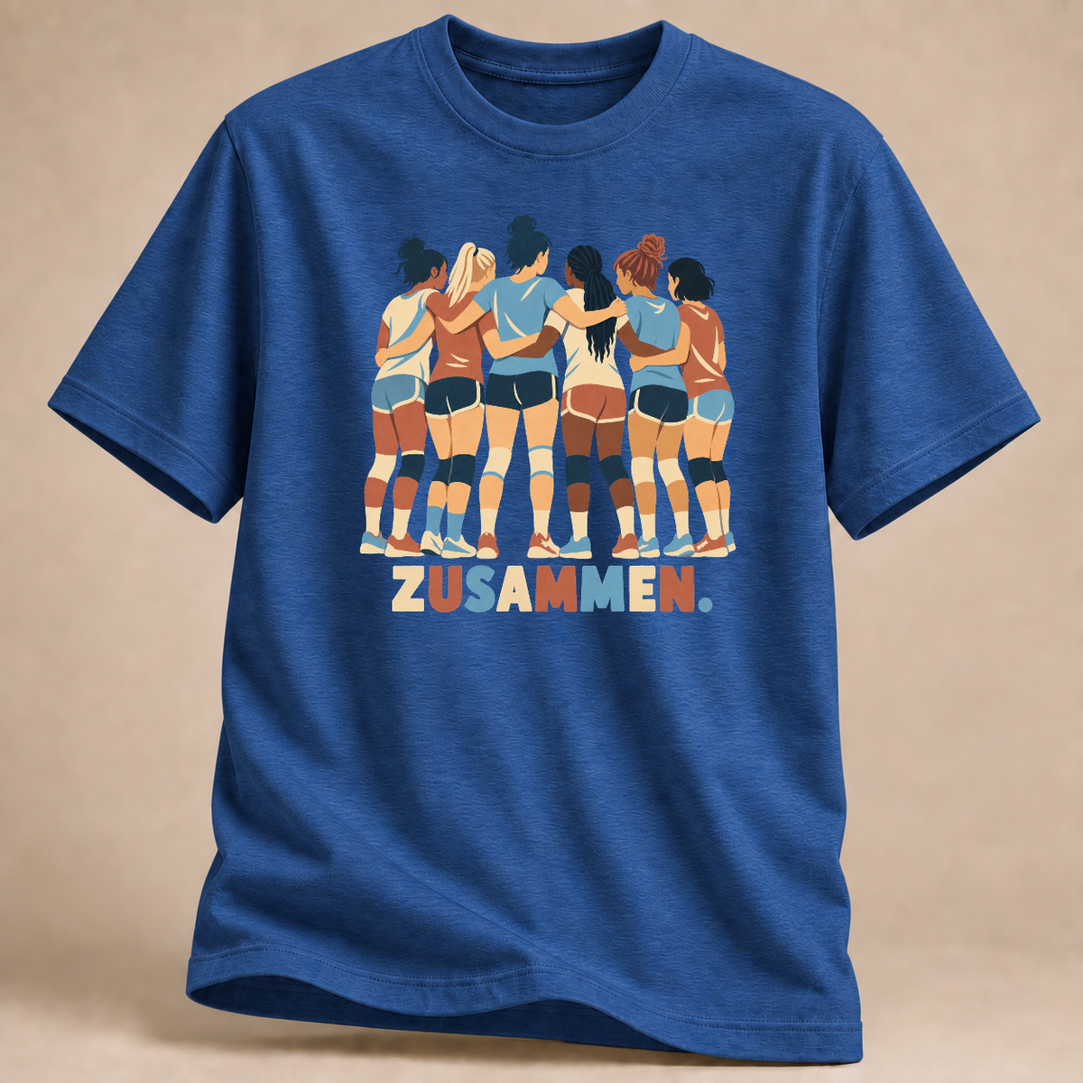 RÜCKRAUM – Zusammen T-Shirt – Heather Royal