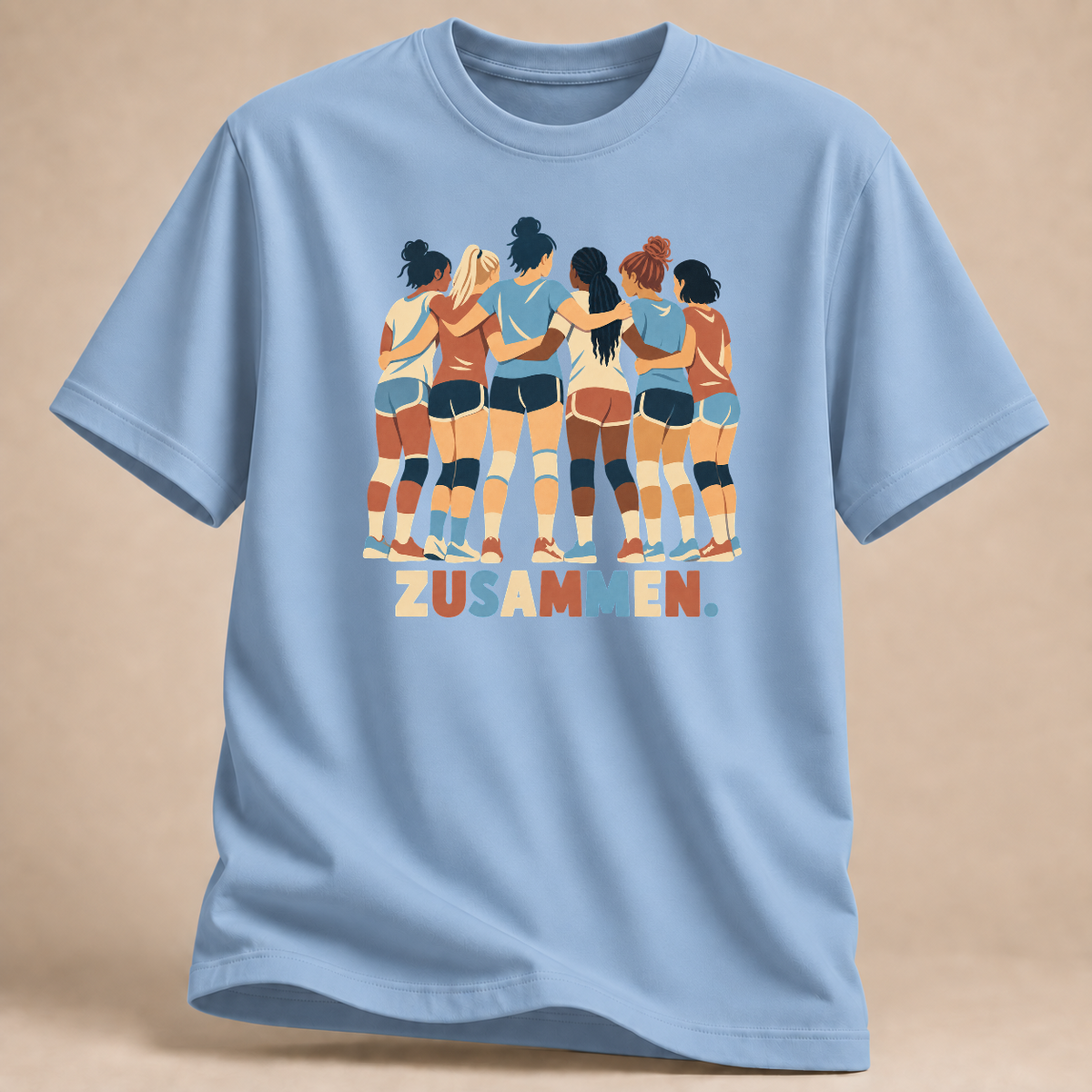 RÜCKRAUM – Zusammen T-Shirt – Light Blue