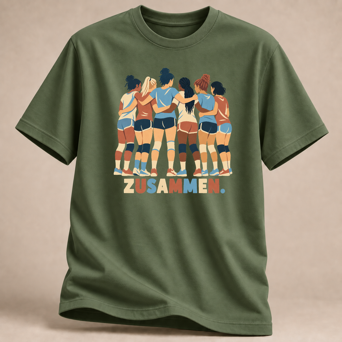 RÜCKRAUM – Zusammen T-Shirt – Military Green
