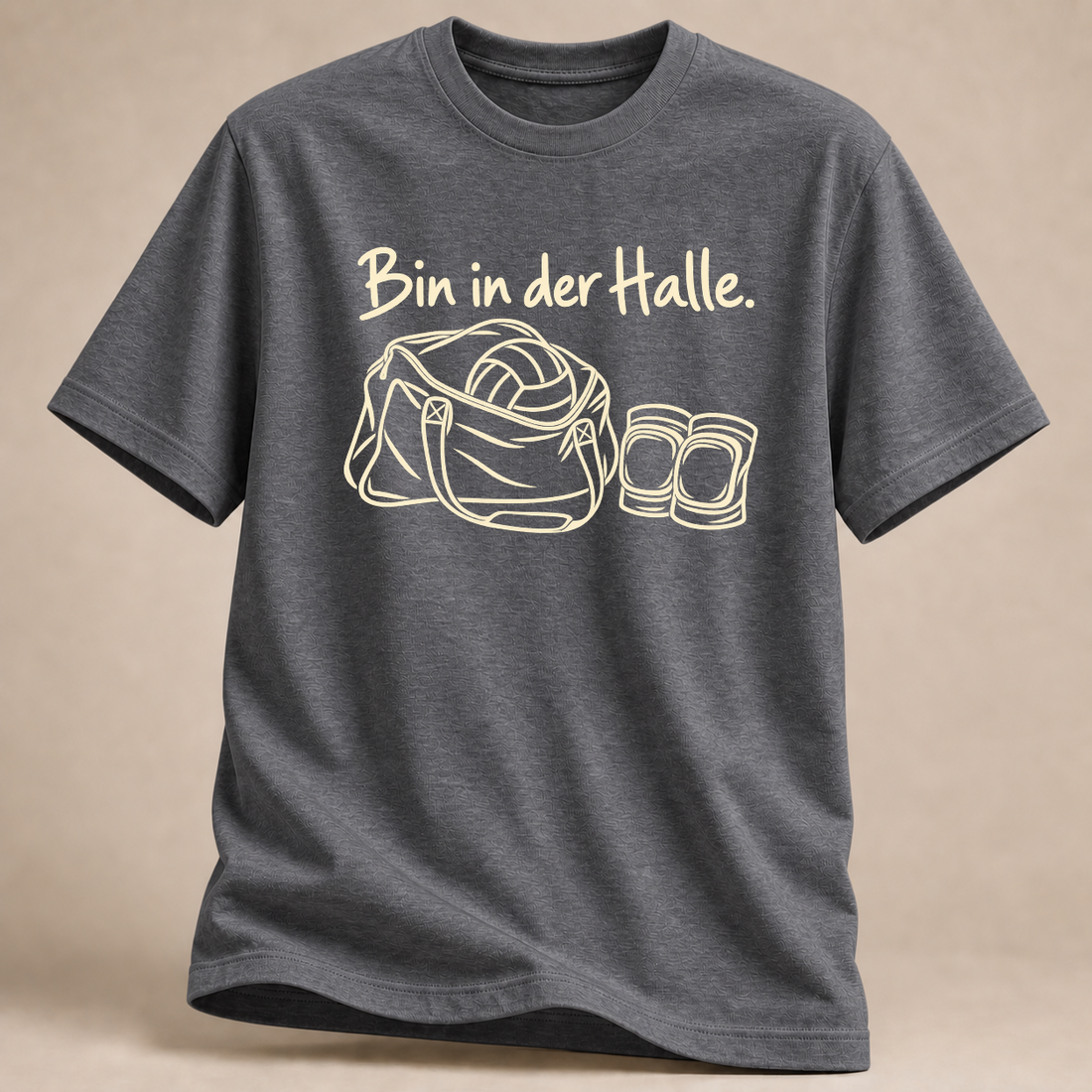 RÜCKRAUM – Bin in der Halle T-Shirt – Graphite Heather