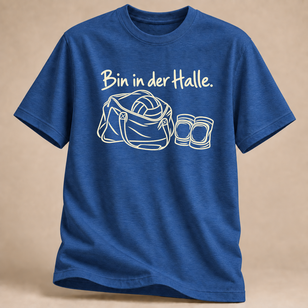 RÜCKRAUM – Bin in der Halle T-Shirt – Heather Royal