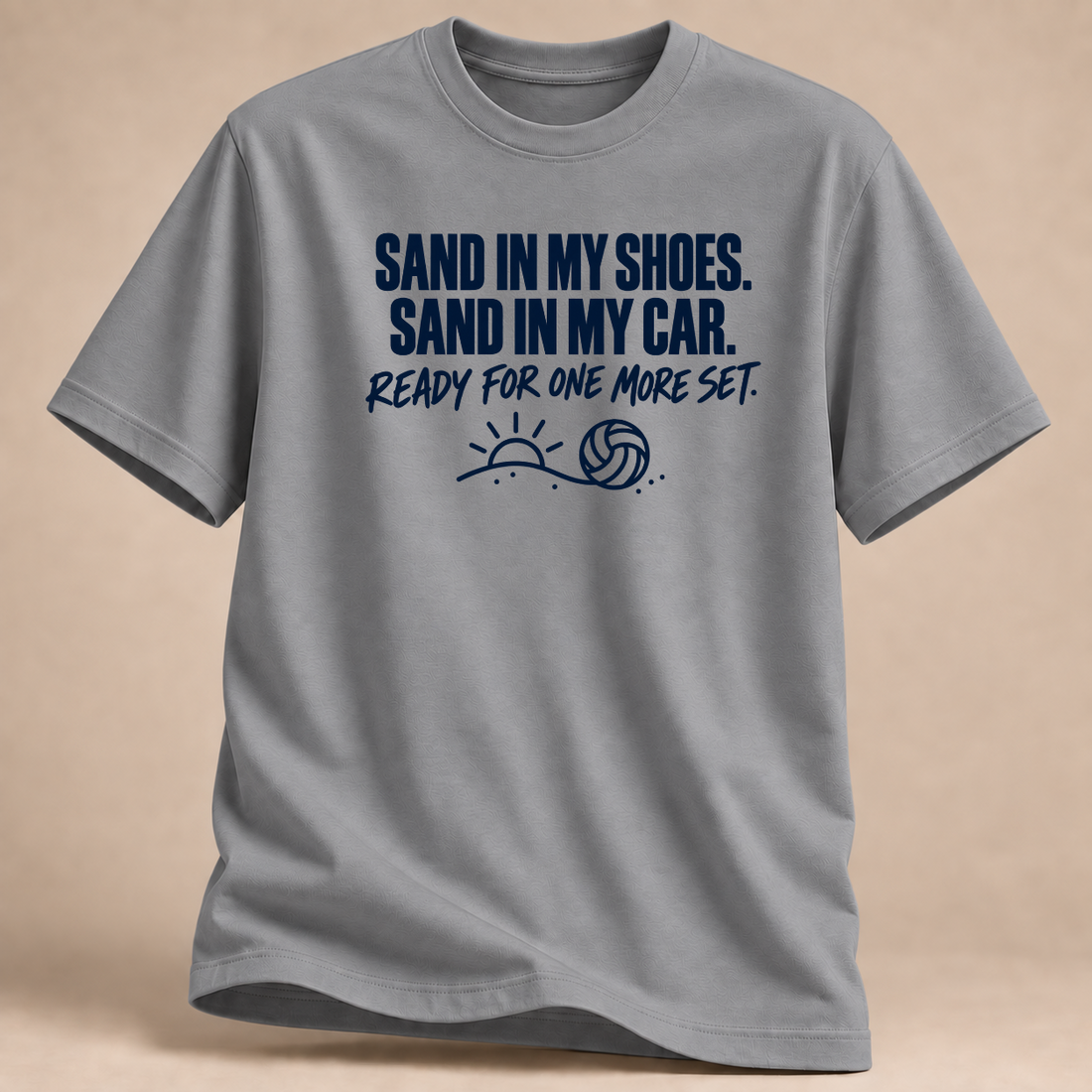 RÜCKRAUM – Sand Im Auto T-Shirt – rs sport grey